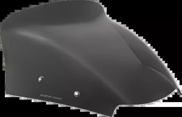 Memphis Shades Spoiler Windshield - 6" - Dark Black Smoke - FLTR