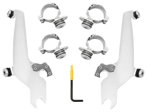 Memphis Shades Sport Shield Trigger-Lock Polished Mounting Kit (MEM8918)
