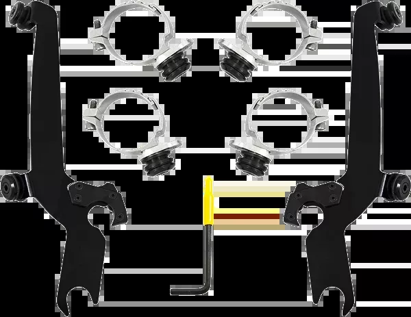 Memphis Shades Sportshield Trigger Lock Complete Mount Kit - Black - XL