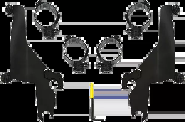 Memphis Shades Sportshield Trigger-Lock Mounting Kit - Black - FLSB