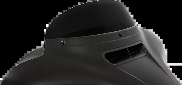 Memphis Shades Windshield - 5" - Black - FLHT/X