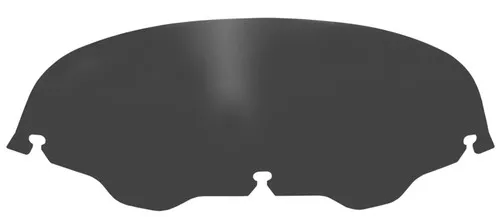 Memphis Shades Windshield for Baggers 5" Solid Black (MEP8101)