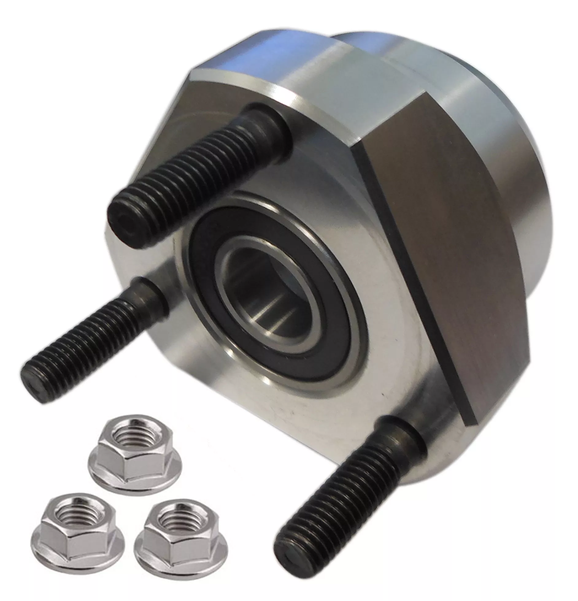 Metric Pattern Wheel Hub (Front) 17mm or 5/8" Bearing | 58mm Bolt Circle
