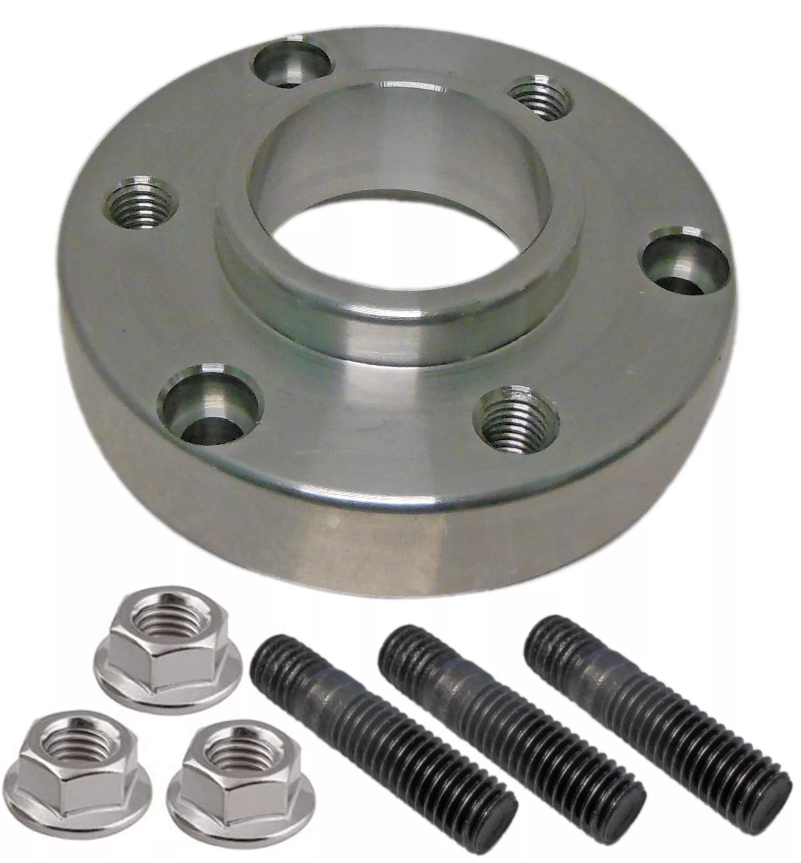 Metric Rim to American Wheel Hub Adapter 58mm to 2-1/2" Bolt Circle