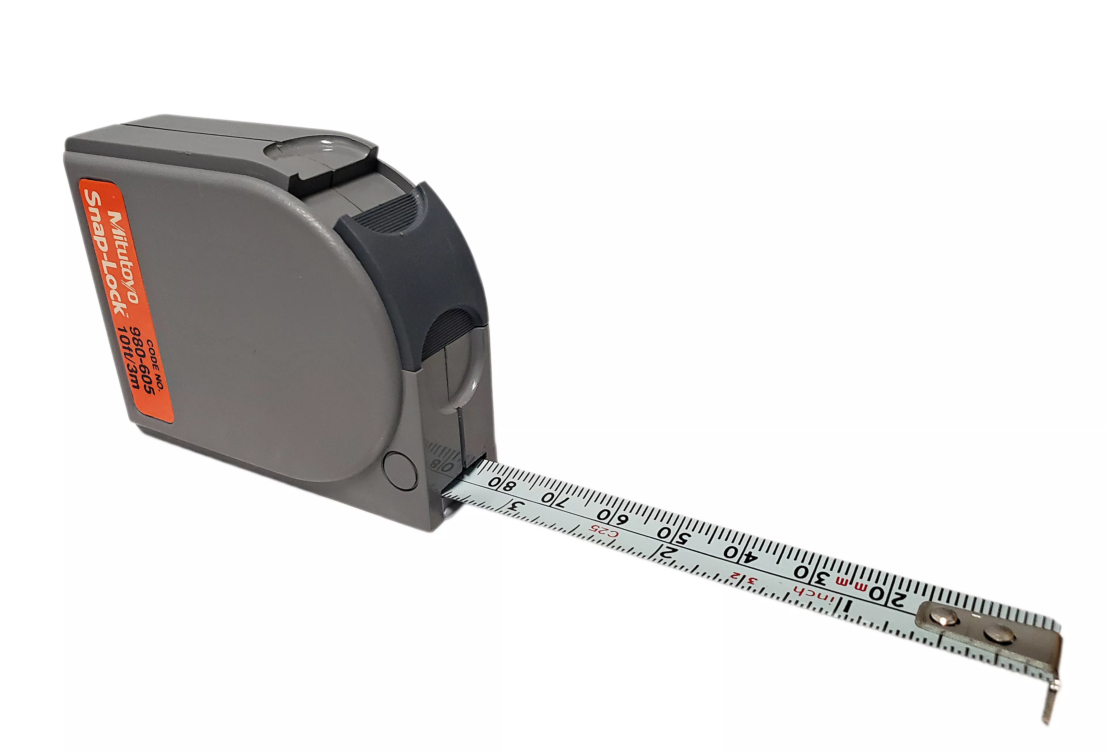 Mitutoyo 10 Ft. / 3m Tape Measure with Snap Lock
