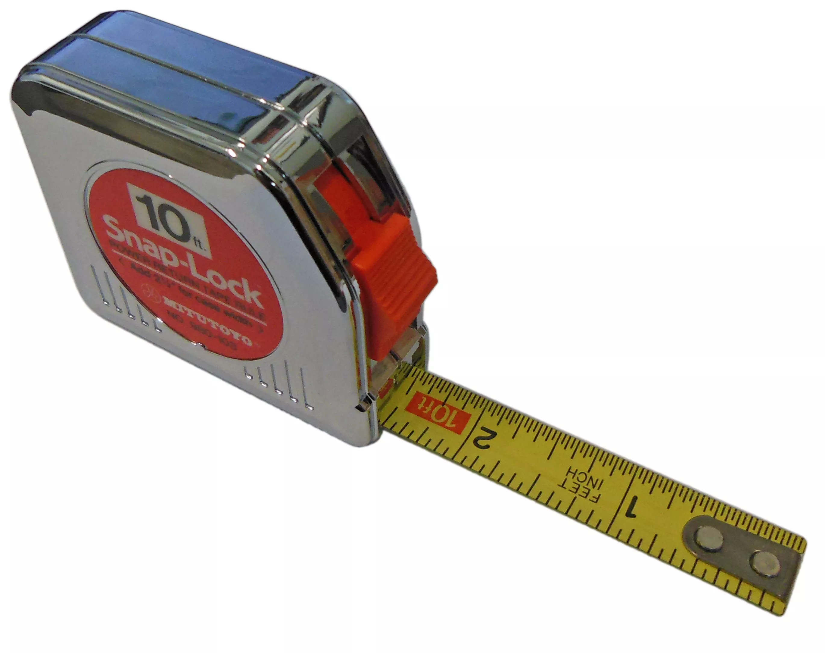 Mitutoyo 10 Ft. Tape Measure - Metal Case(1/2'' Width)