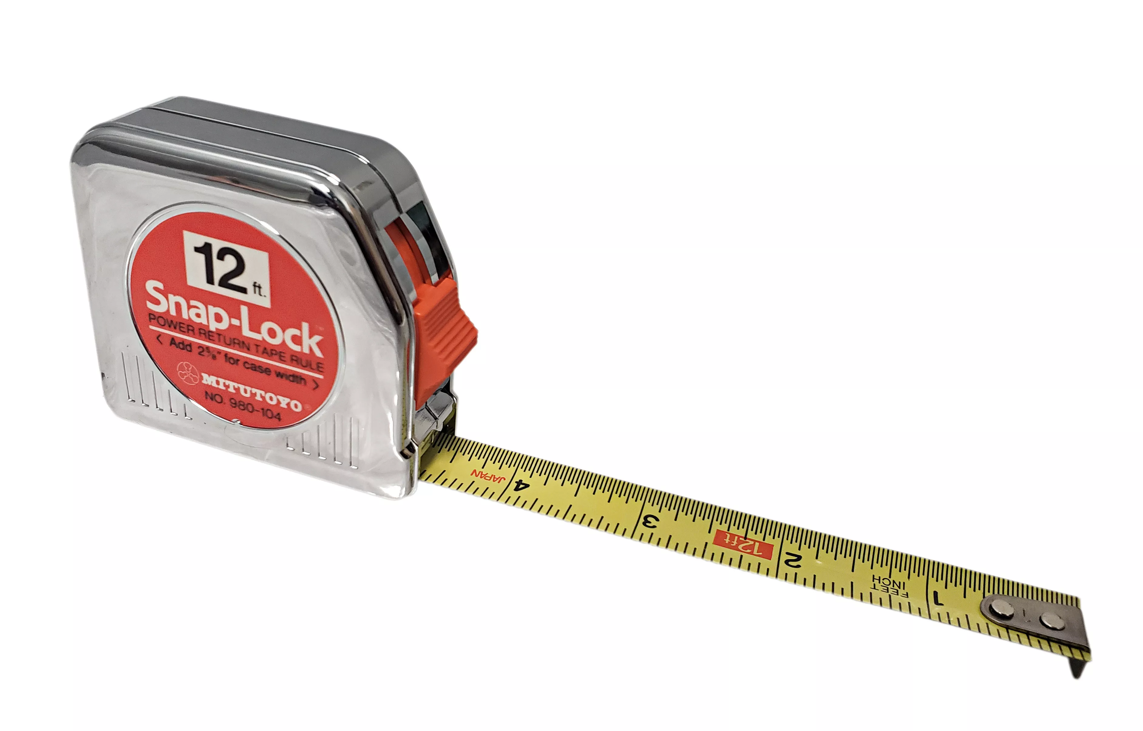 Mitutoyo 12 Ft. Tape Measure - Metal Case(5/8'' Width)