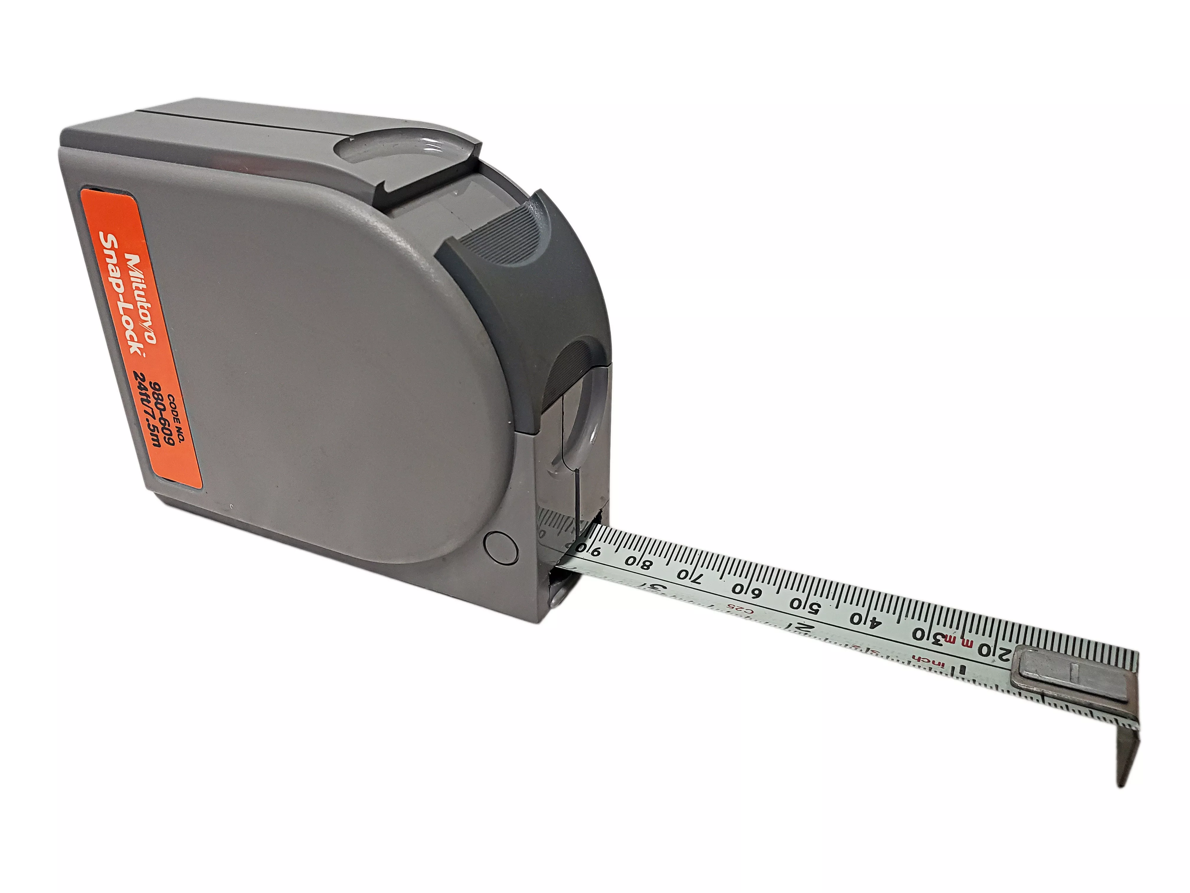 Mitutoyo 24 Ft. / 7.5m Tape Measure with Snap Lock