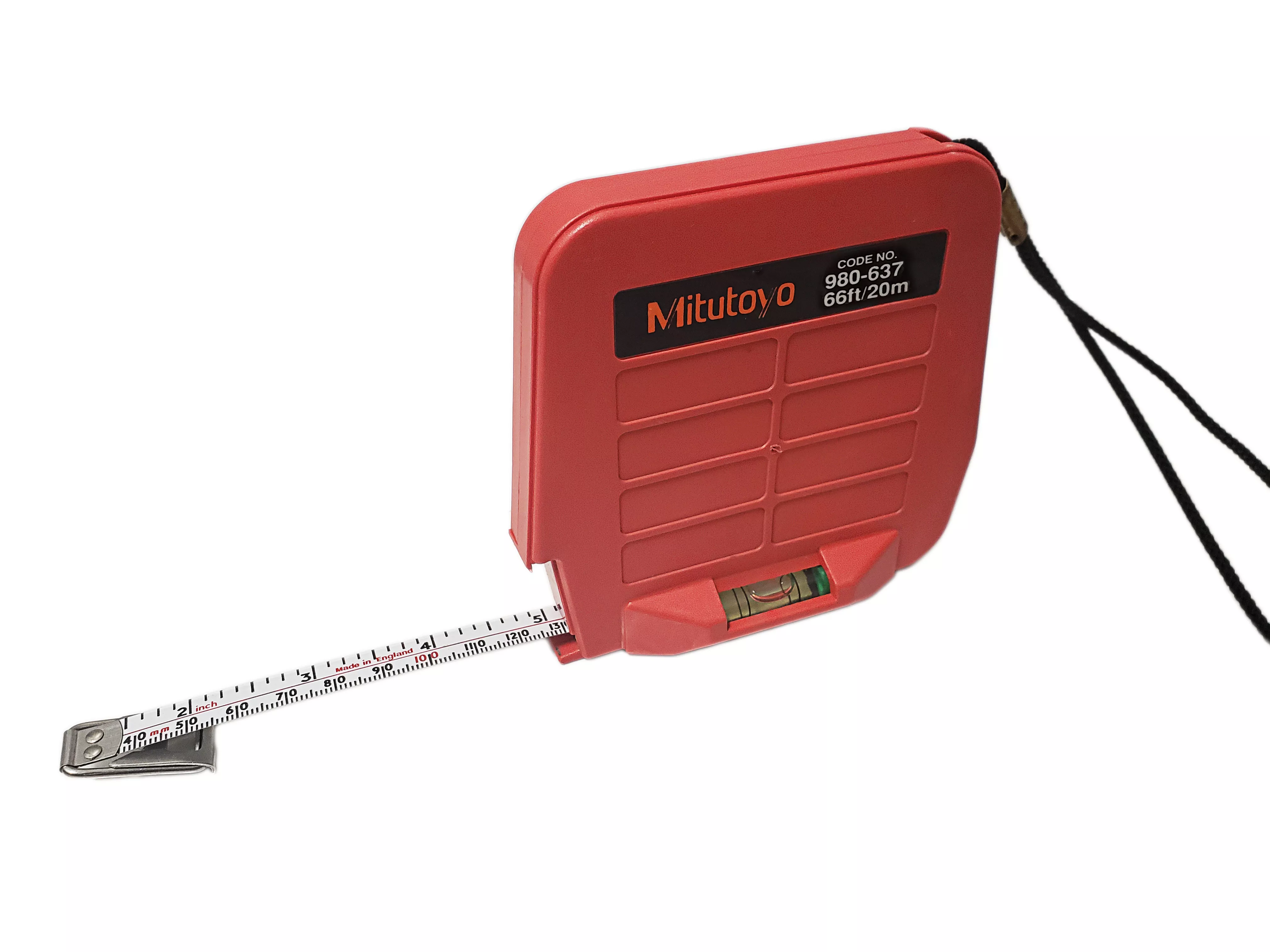 Mitutoyo 66 Ft. / 20m Tape Measure with Level