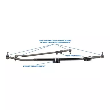 Moog DS800981A Tie Rod Steering Linkage Assembly fits 2009-2012 Dodge Ram 2500