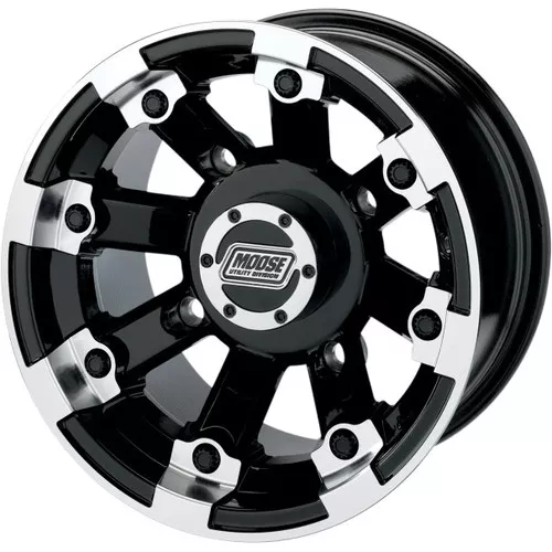 Moose 393X Front Wheel - Black - 12x7 - 4/136 - 4+3 (0230-0518)