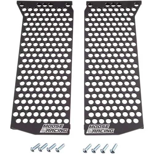 Moose Aluminum Black Radiator Guards (1901-0520)