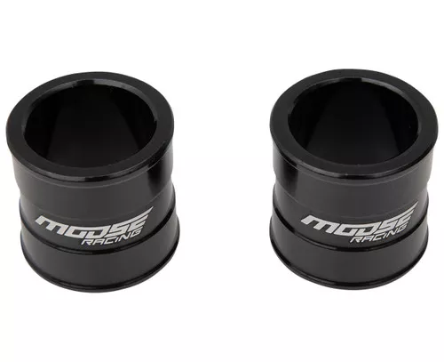 Moose Black Aluminum Front Wheel Spacers (0222-0565)