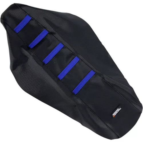 Moose Black/Blue Ribbed Seat Cover (0821-2871)
