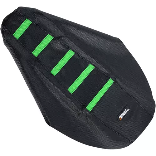 Moose Black/Green Ribbed Seat Cover (0821-1802)