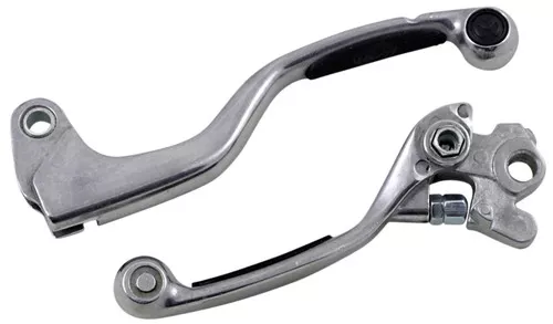 Moose Competition Black Grip Shorty Brake/Std Clutch Lever Set (0610-0032)