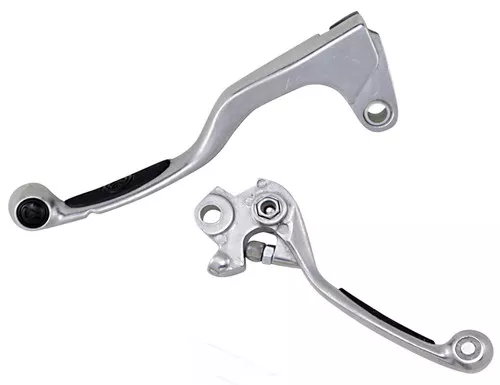 Moose Competition Black Grip Shorty Brake/Std Clutch Lever Set (0610-0130)