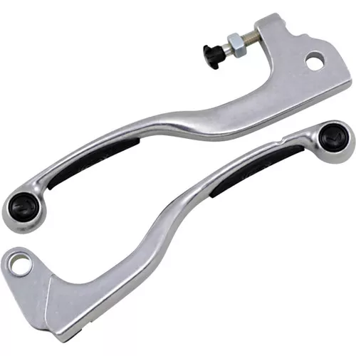 Moose Competition Black Grip Shorty Brake/Std Clutch Lever Set (M557-40-20)