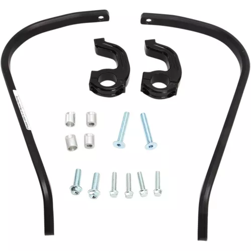 Moose Contour Black Aluminum Handguards for 1 1/8" ODI/WRP (0635-1495)