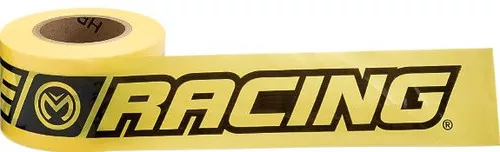 Moose Course Boundary Tape Black on Yellow (MA12)