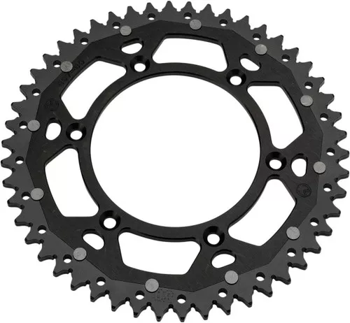Moose Dual Alloy Rear Sprocket Black 48 Tooth (1210-1490)