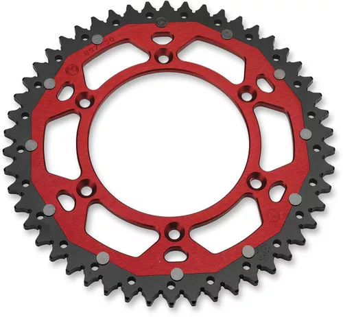 Moose Dual Alloy Rear Sprocket Red 50 Tooth (1210-1468)