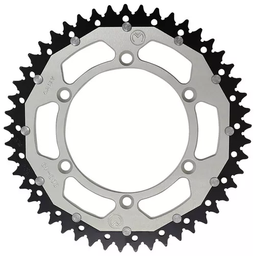 Moose Dual Alloy Rear Sprocket Silver 49 Tooth (1210-1503)