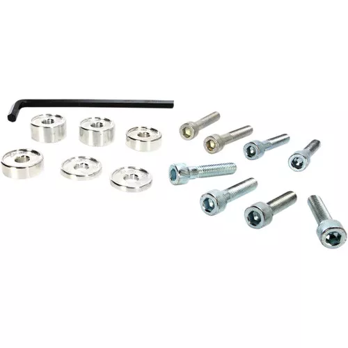 Moose Handlebar Riser Kit Silver (0602-0790)