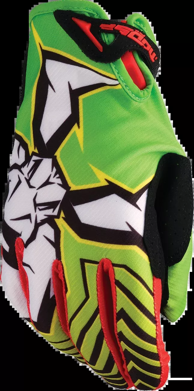 Moose Offroad Agroid™ Pro Gloves - Green/Red - Large-3330-8111