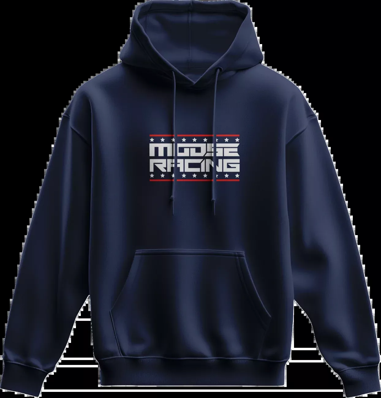 Moose Offroad All-American Hoodie – Navy – Medium-3050-6950