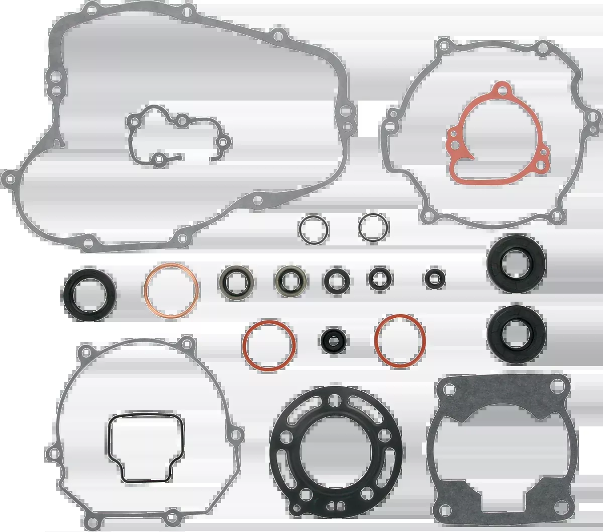 Moose Offroad Motor Gasket Kit with Oil Seal – Kawasaki-811419mse