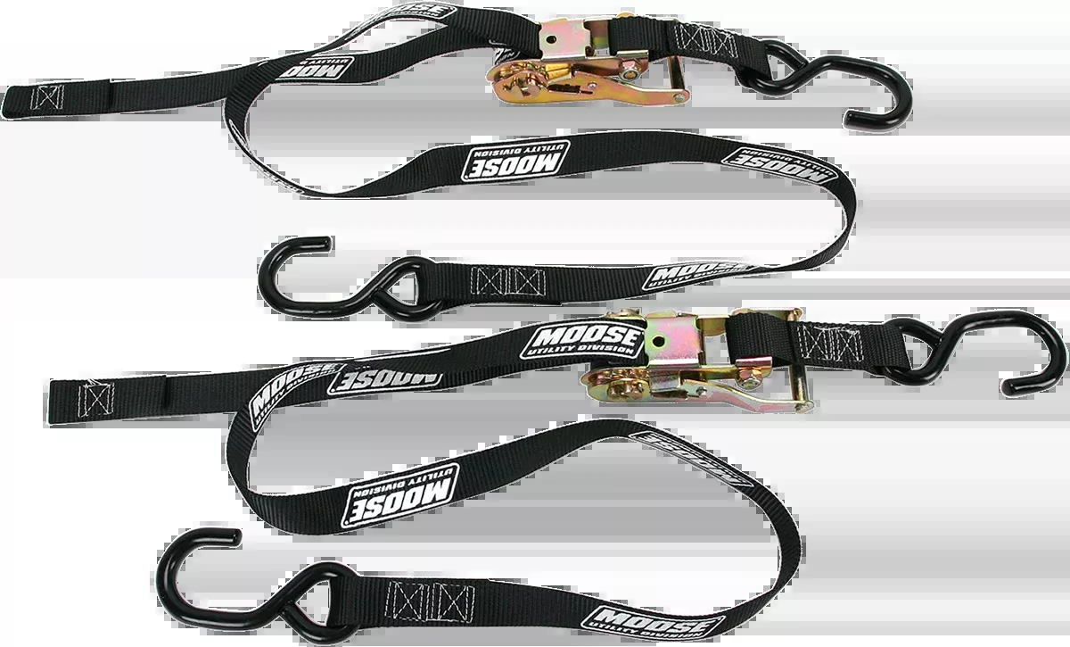 Moose Offroad Ratchet Tie-Down – 1″ – Black-3920-0297