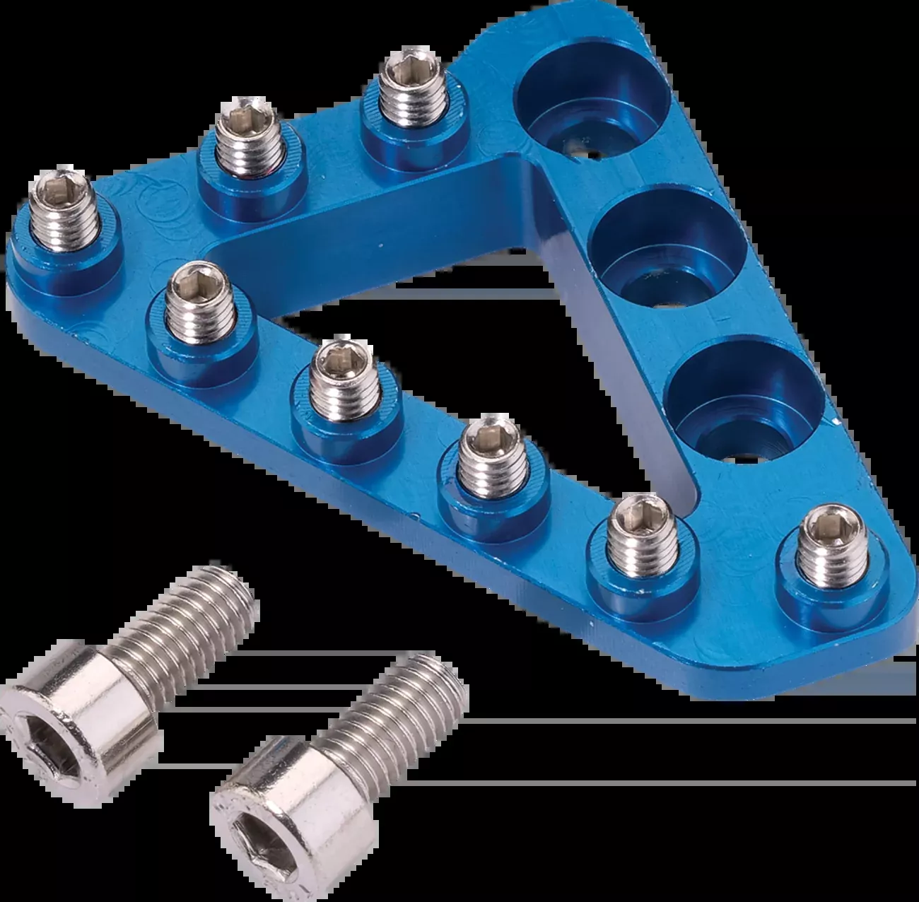 Moose Offroad Rear Brake Tip – Large – Blue-82-0000-20-20