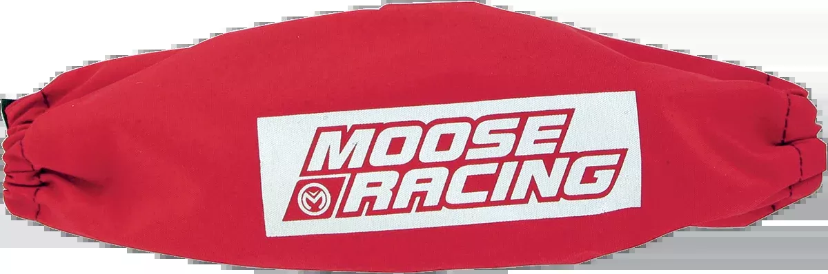 Moose Offroad Shock Cover - 12.5" W x 14.75" L - Red-50-D