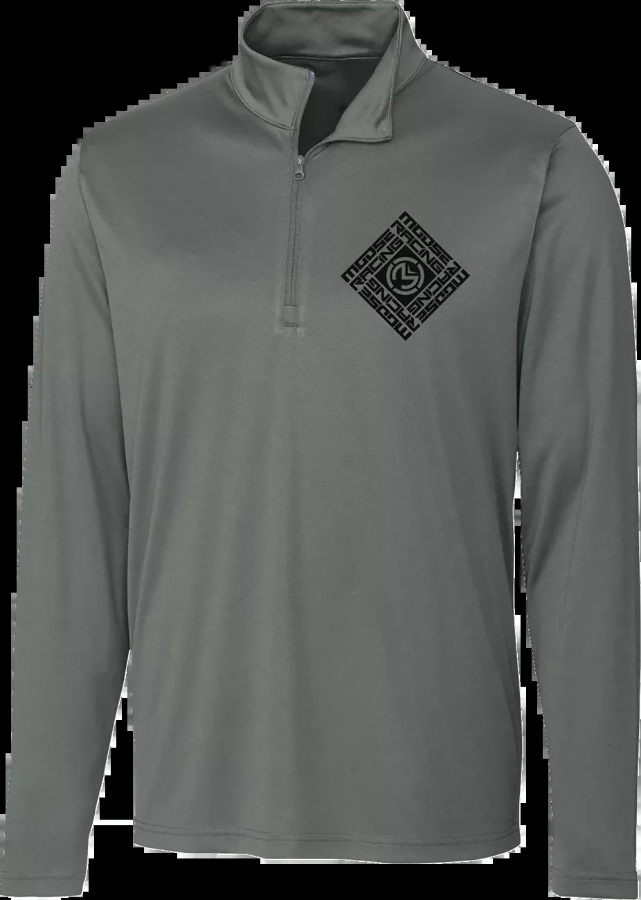 Moose Offroad Spin Sync Quarter Zip Pullover – Gray – 2XL-3050-6973