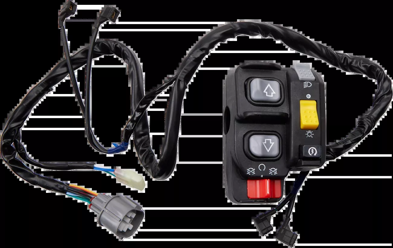 Moose Offroad Switch Block Assembly – Honda-400-1265-PU