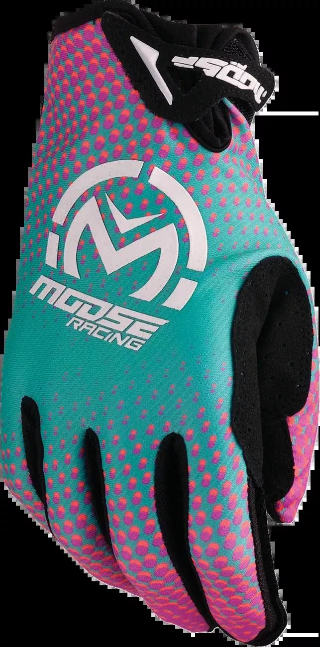 Moose Offroad SX1™ Gloves - Pink/Purple/Teal - Large-3330-8074