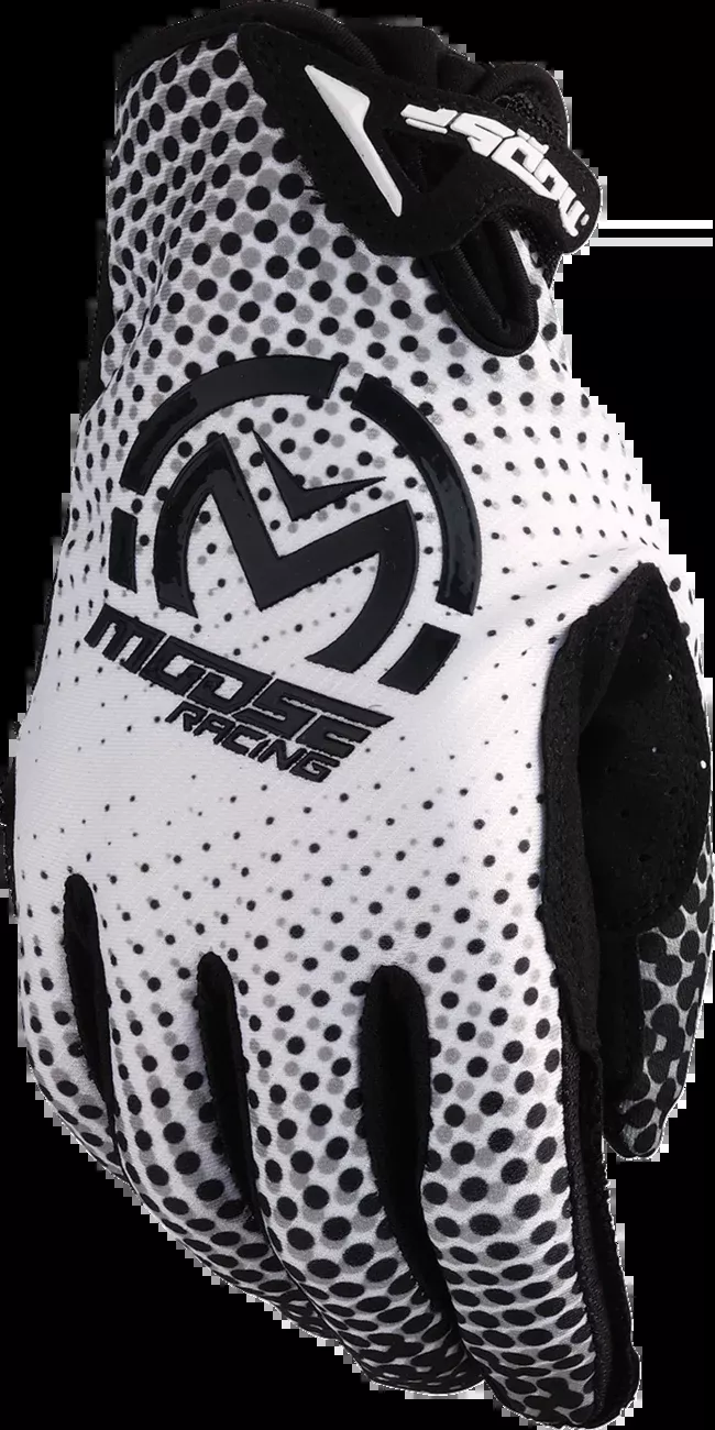Moose Offroad SX1™ Gloves - White/Black - Medium-3330-8043