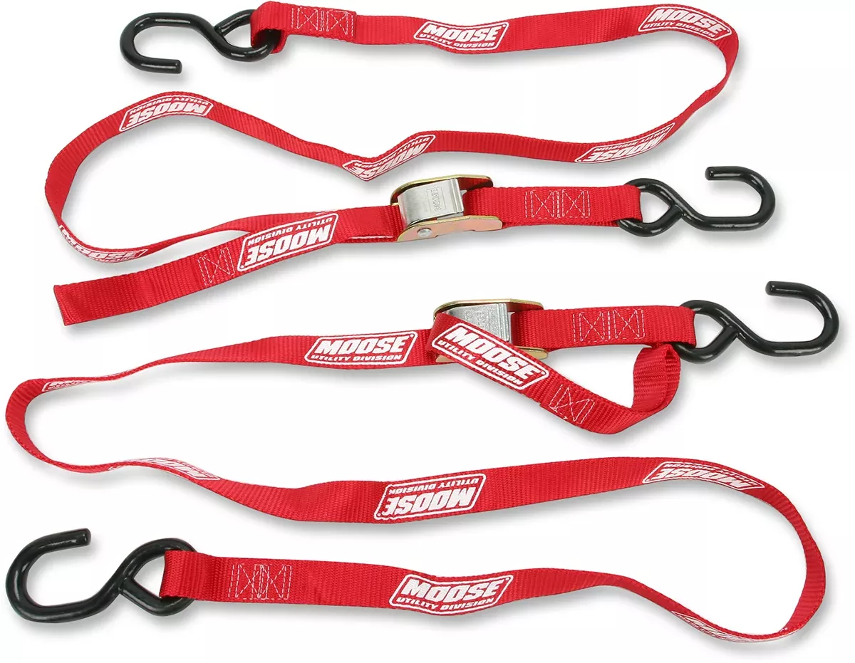 Moose Offroad Tie-Down – 1″ – Red-3920-0295