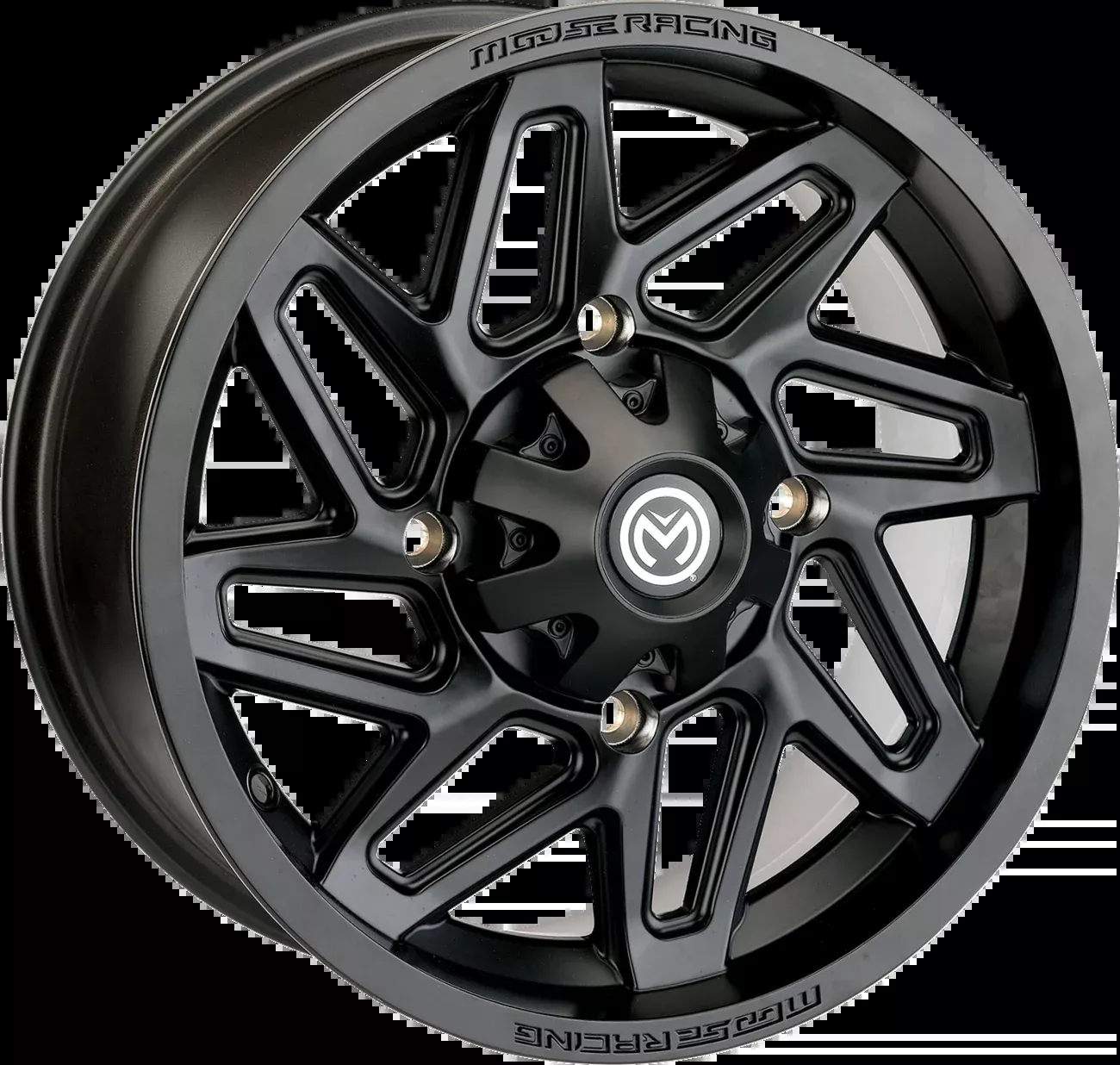 Moose Offroad Wheel – 361X – Front – Black – 12×7 – 4/156 – 4+3-361MO127156MB4