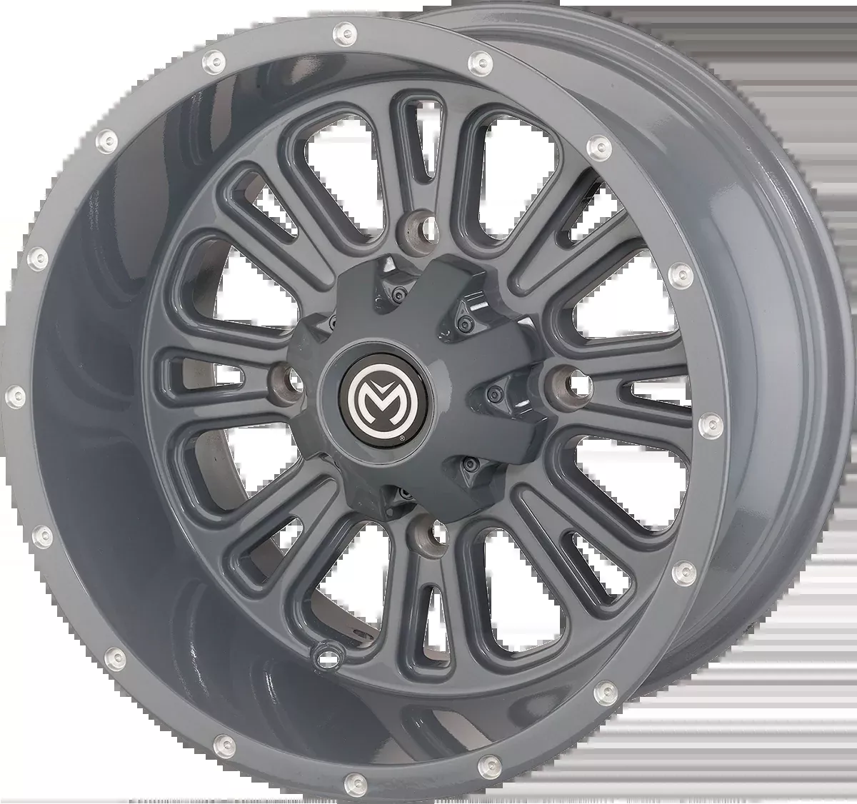 Moose Offroad Wheel – 399X – Front – Gray – 14×7 – 4/136 – 4+3-399MO147136KG4