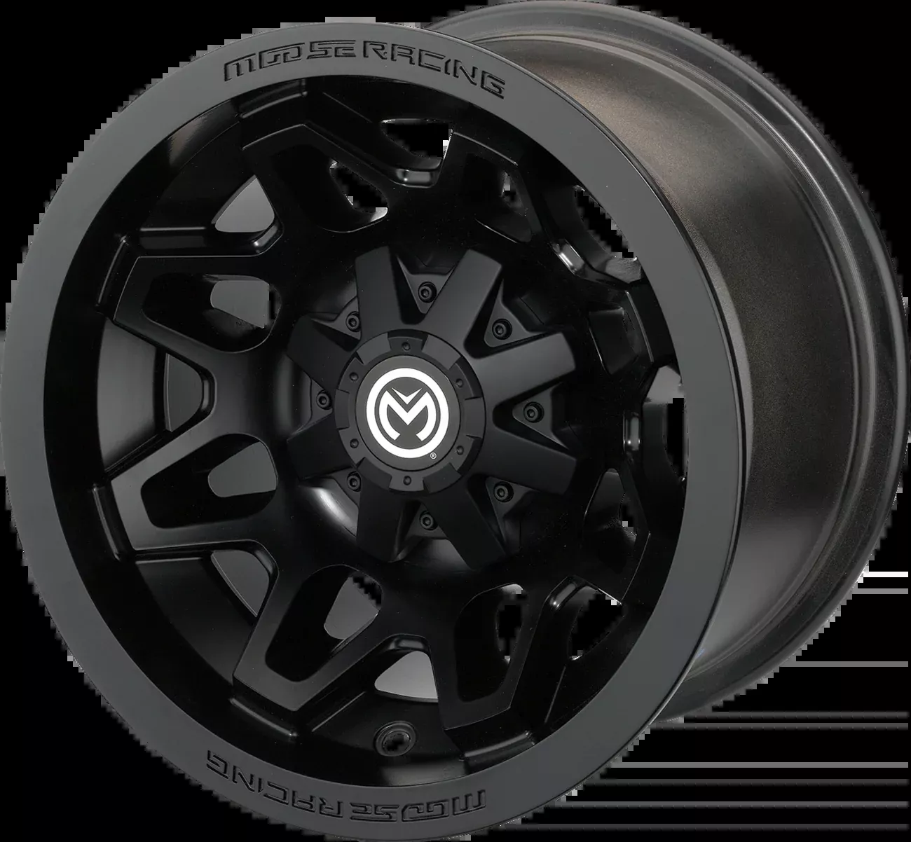 Moose Offroad Wheel – 416X – Rear – Black – 14×8 – 4/110 – 4+4-416MO148110MB4