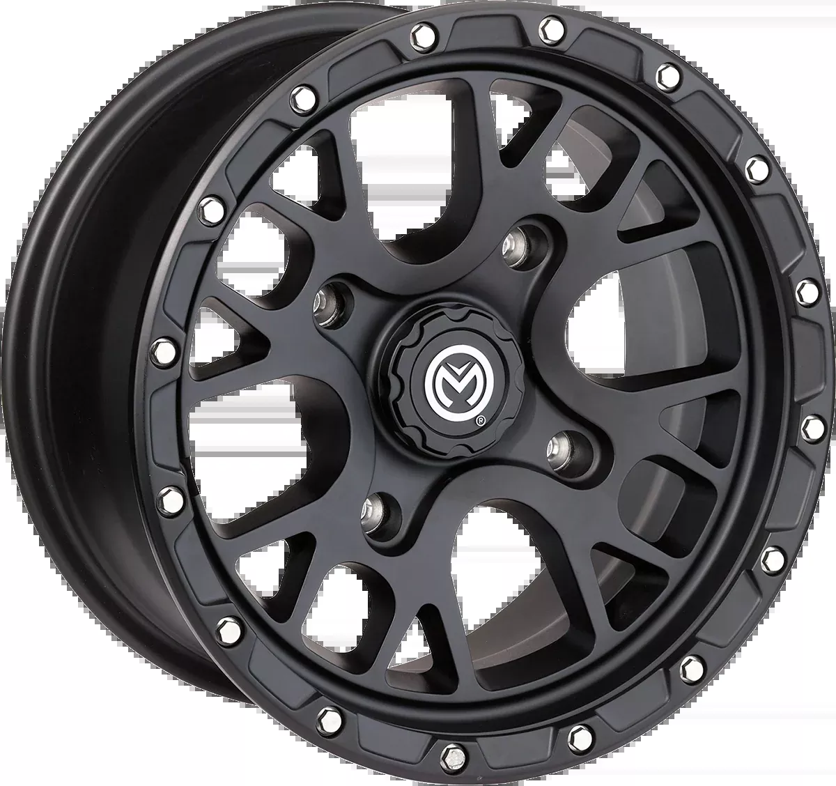 Moose Offroad Wheel - 545X - Front/Rear - Black - 14x7 - 4/110 - 5+2-545MO147110SB54