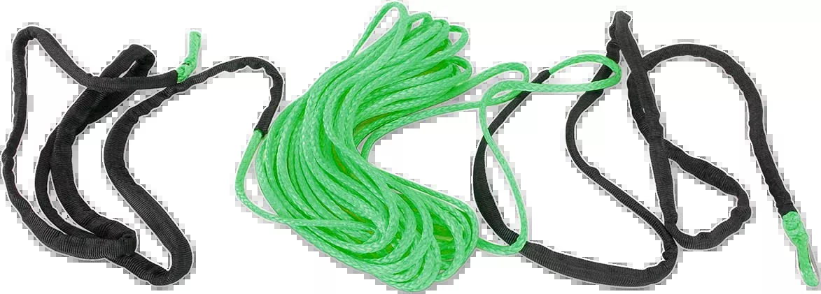 Moose Offroad Winch Rope – Green – 1/4″ x 50′-700-4150