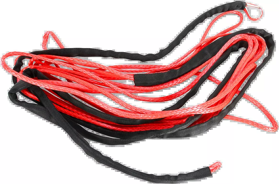 Moose Offroad Winch Rope – Red – 1/4″ x 50′-700-2150
