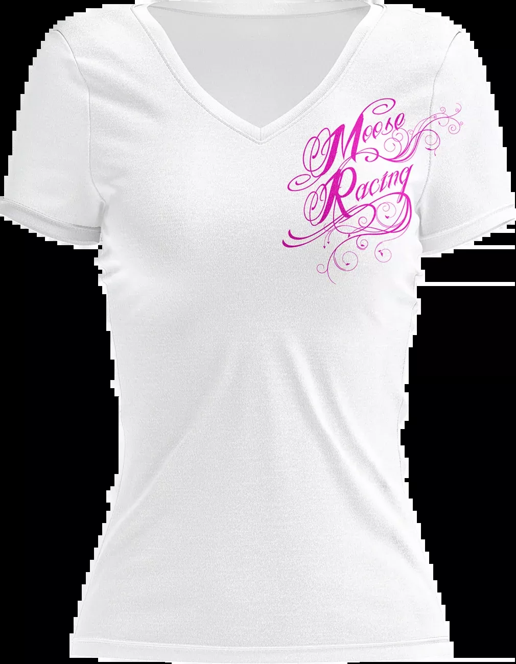 Moose Offroad Women’s Flourish Script T-Shirt – White – XL-3031-4291