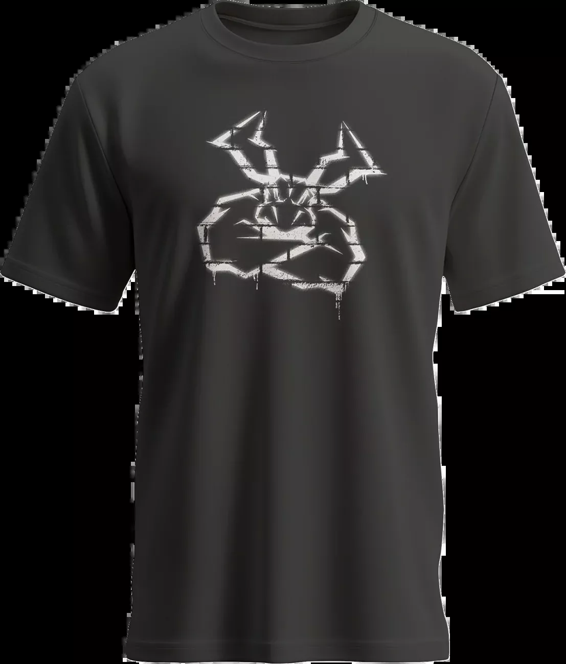 Moose Offroad Youth Agroid Grafitti T-Shirt – Black – Large-3032-3823
