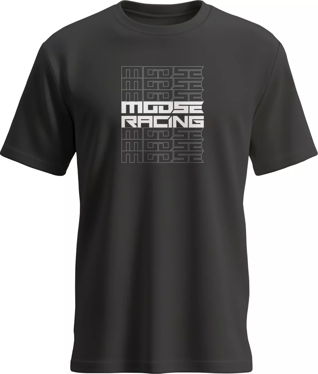 Moose Offroad Youth Recurrence T-Shirt – Black – Medium-3032-3797