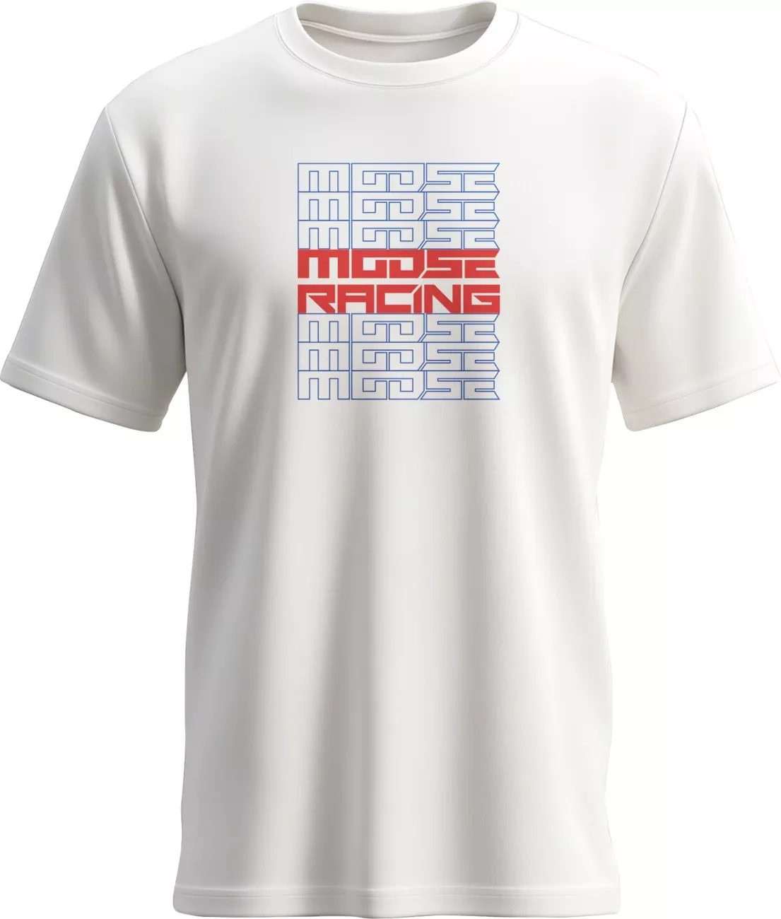 Moose Offroad Youth Recurrence T-Shirt - White - Medium-3032-3801