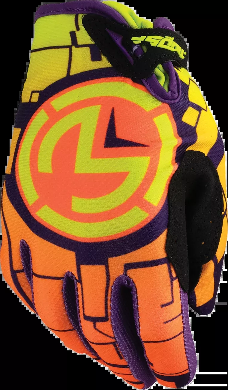 Moose Offroad Youth SX1™ Gloves - Orange/Green - Medium-3332-1889